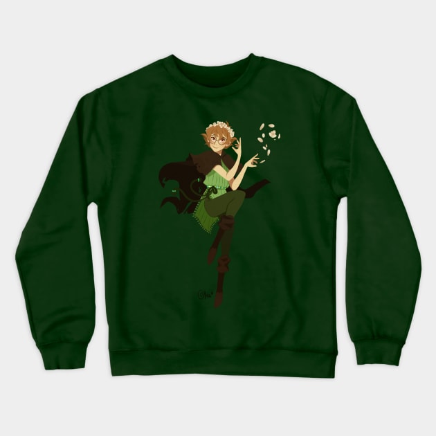 Witch Pidge Crewneck Sweatshirt by CorinnaMarie